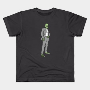 Creature in a suit Kids T-Shirt